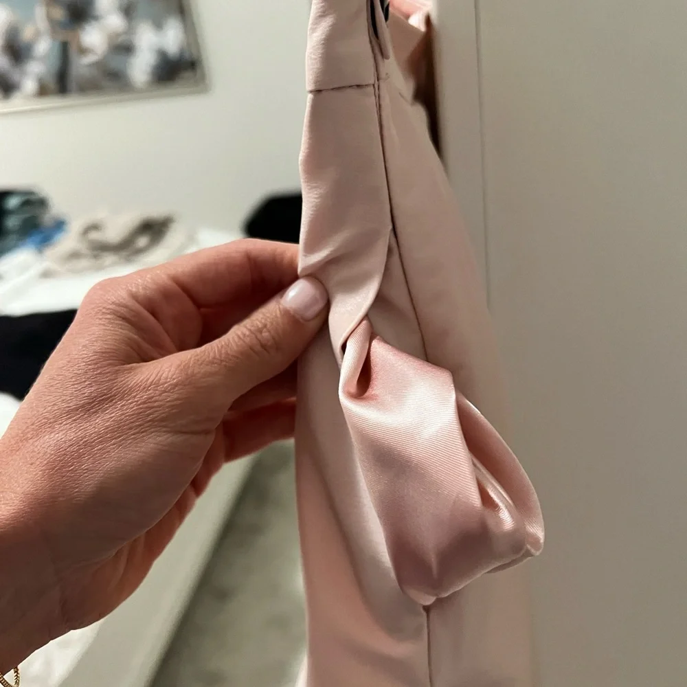 White House Black Market Soft Pink A-Line Skirt - Picture 3 of 4